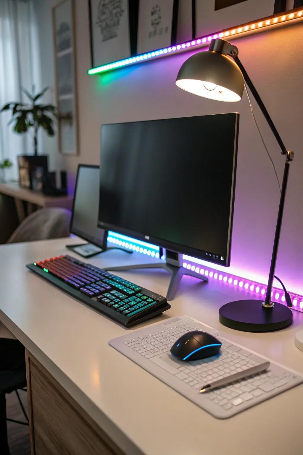 Distinct illumination alternatives emphasize your PC setup's features.