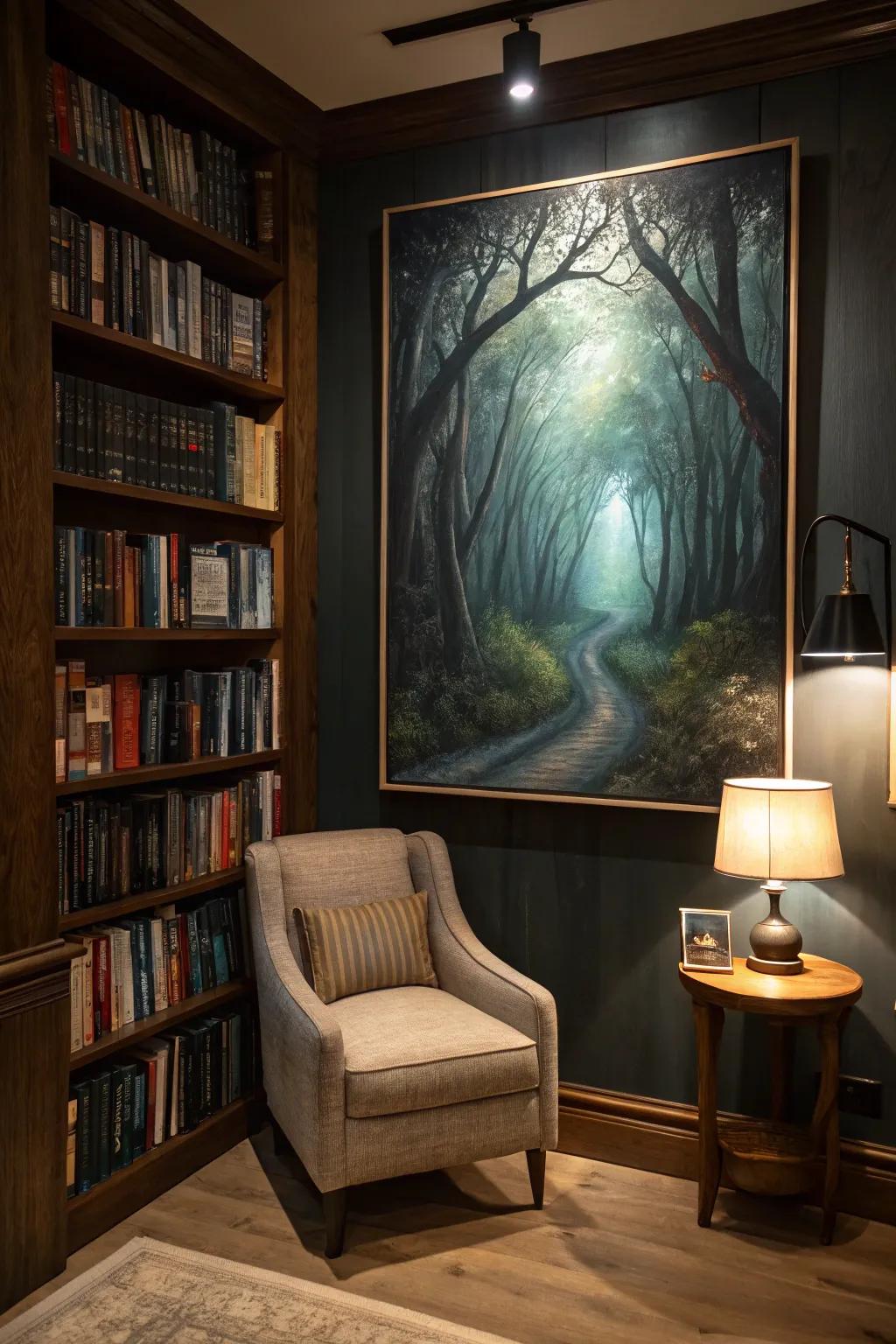 Entice exploration through a pathway painting