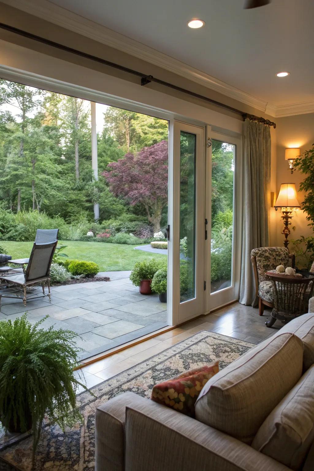 A seamless fusion of interior and exterior spaces for a revitalizing living experience.