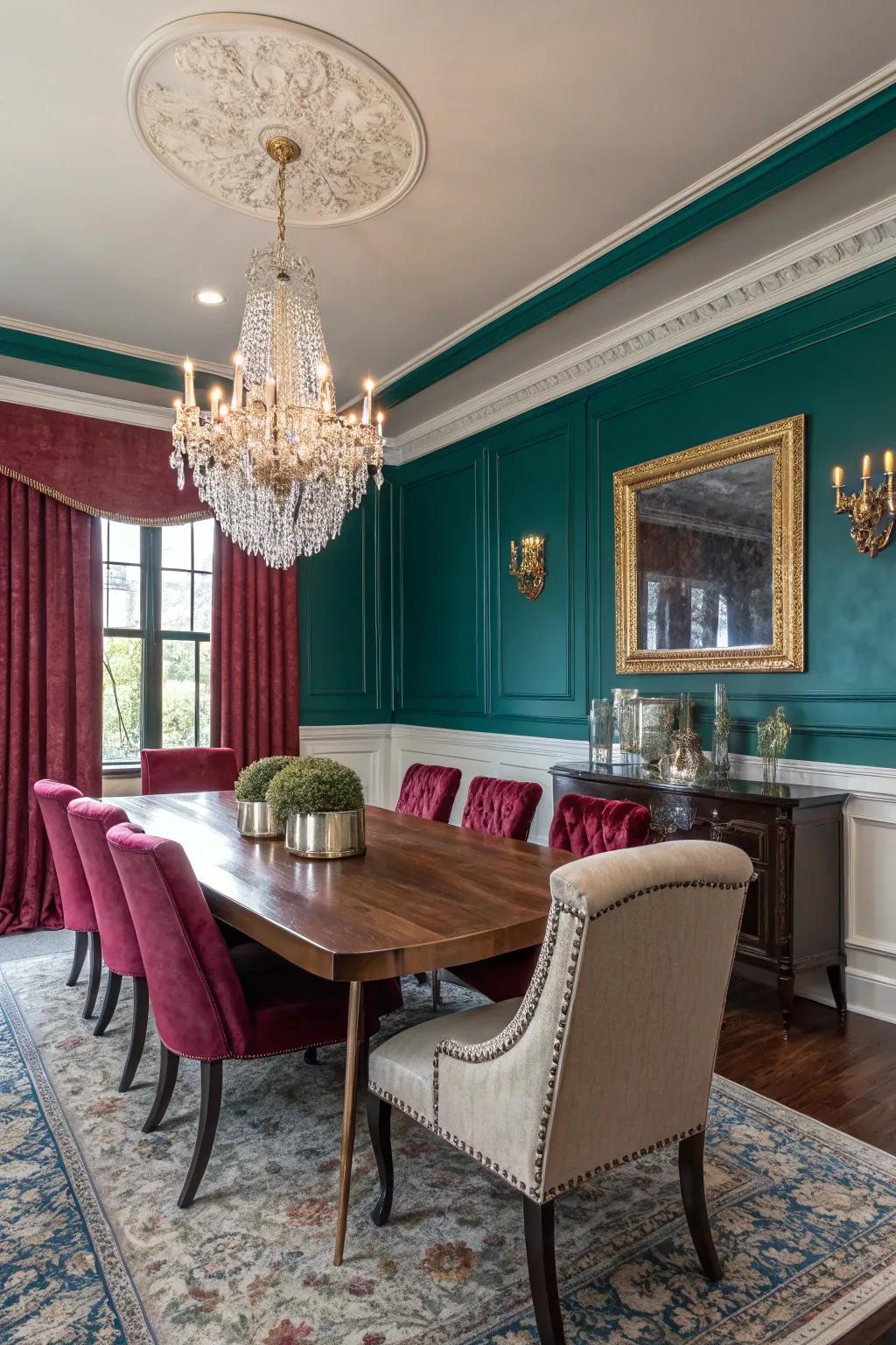 Lively gem-inspired tones contribute richness and depth.