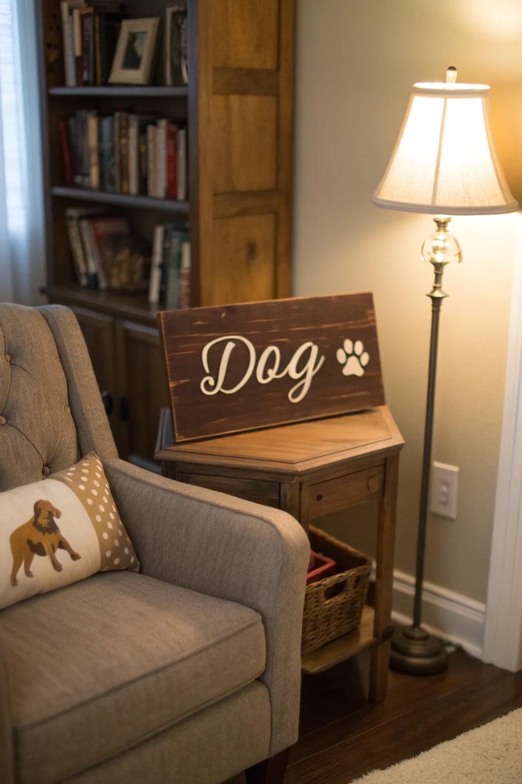 Add a personal touch with custom canine name tags.