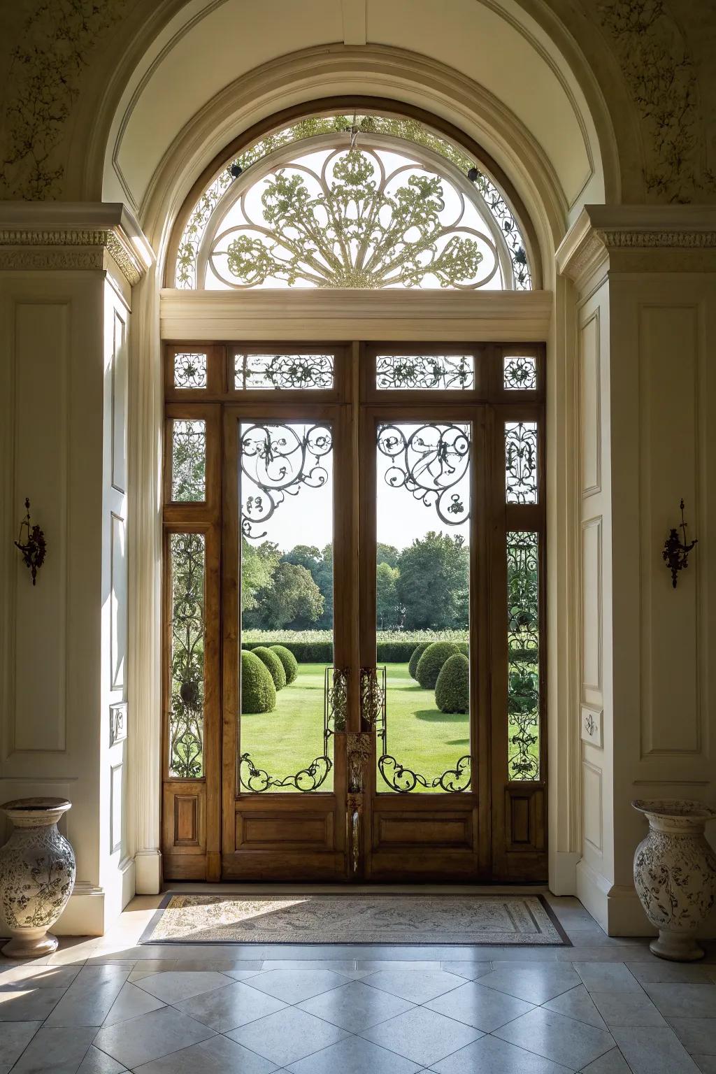 Permit natural light to pour in with a transom window that expands your space.