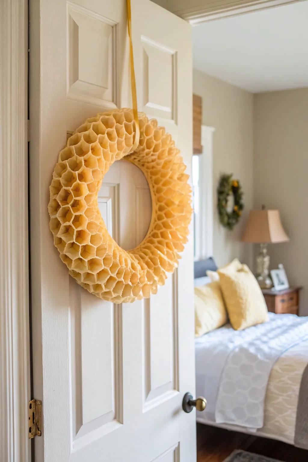 Sophisticate your space using a patterned swirl circle.