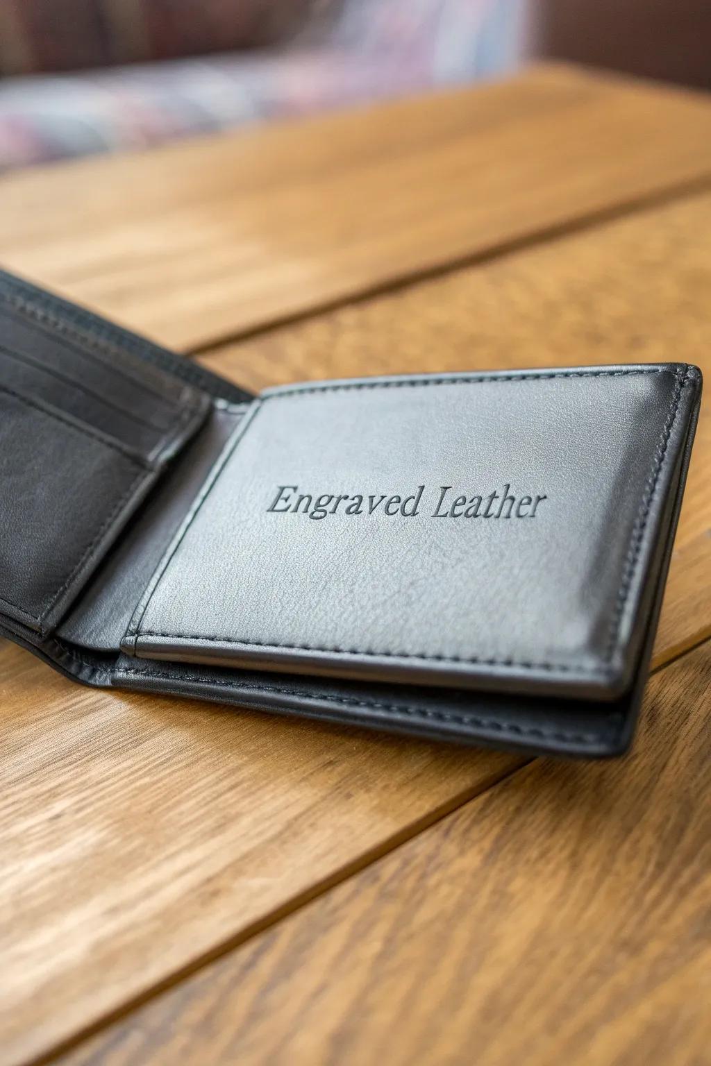 Mix style and meaning in a billfold.