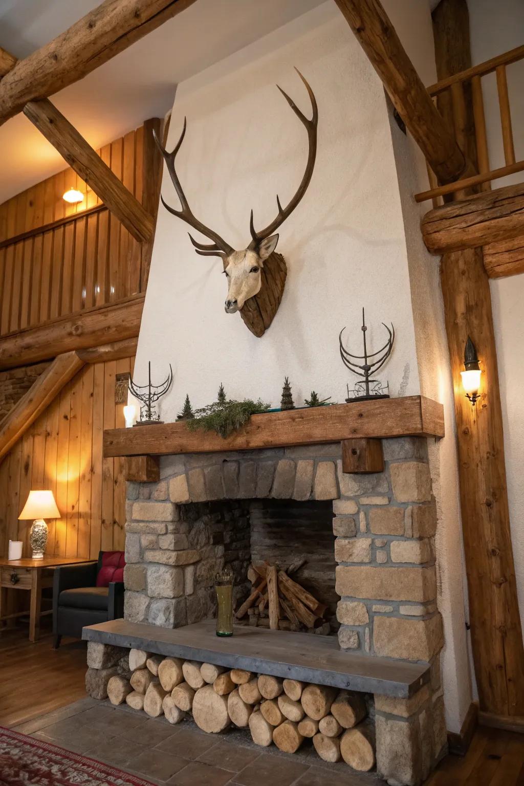 Establish the hearth as a focal point.