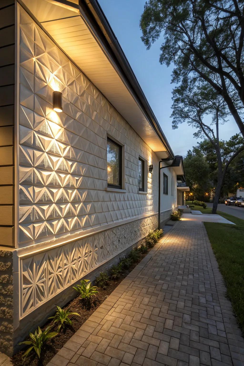 3D cladding creates dramatic visual impact.