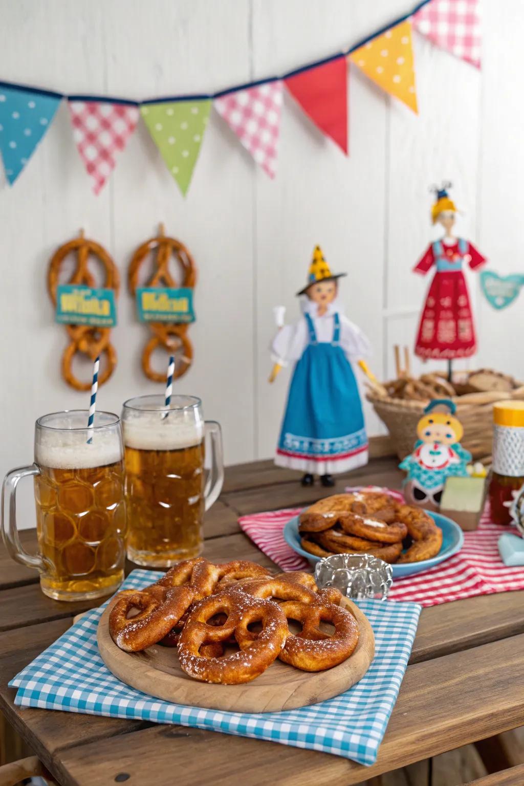 Embrace Bavarian culture through a Harvest Festival-themed birthday celebration.