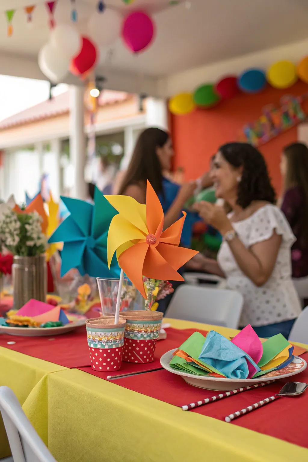 Twirler folds add energy and fun to your celebrations.