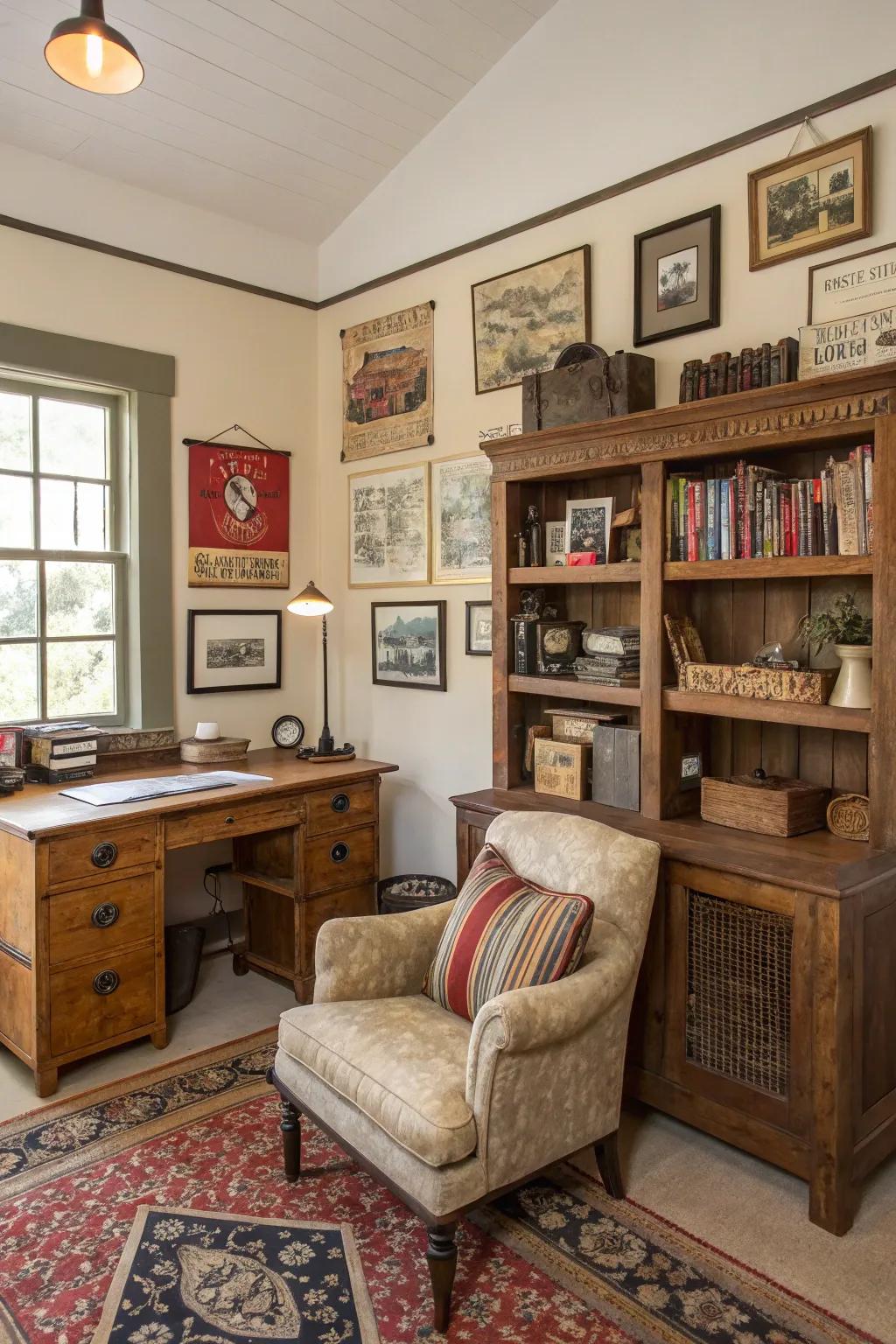Revived furniture introduces appeal and history.