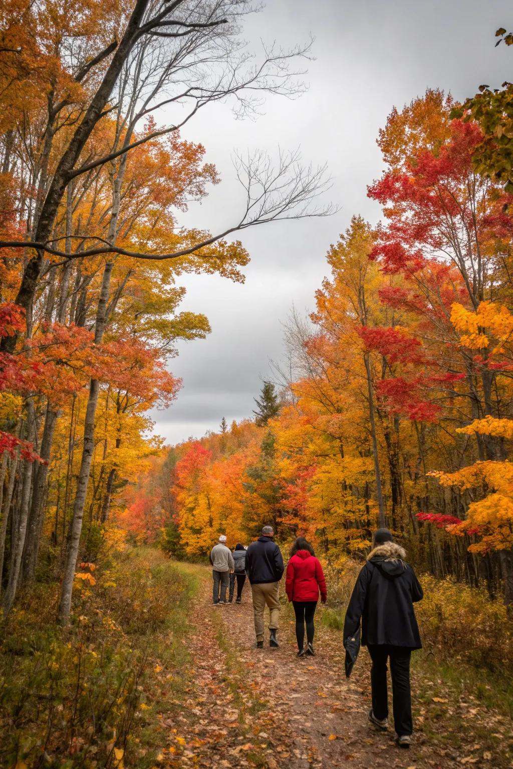 Wilderness ambles are a serene avenue to delight in autumn's loveliness.