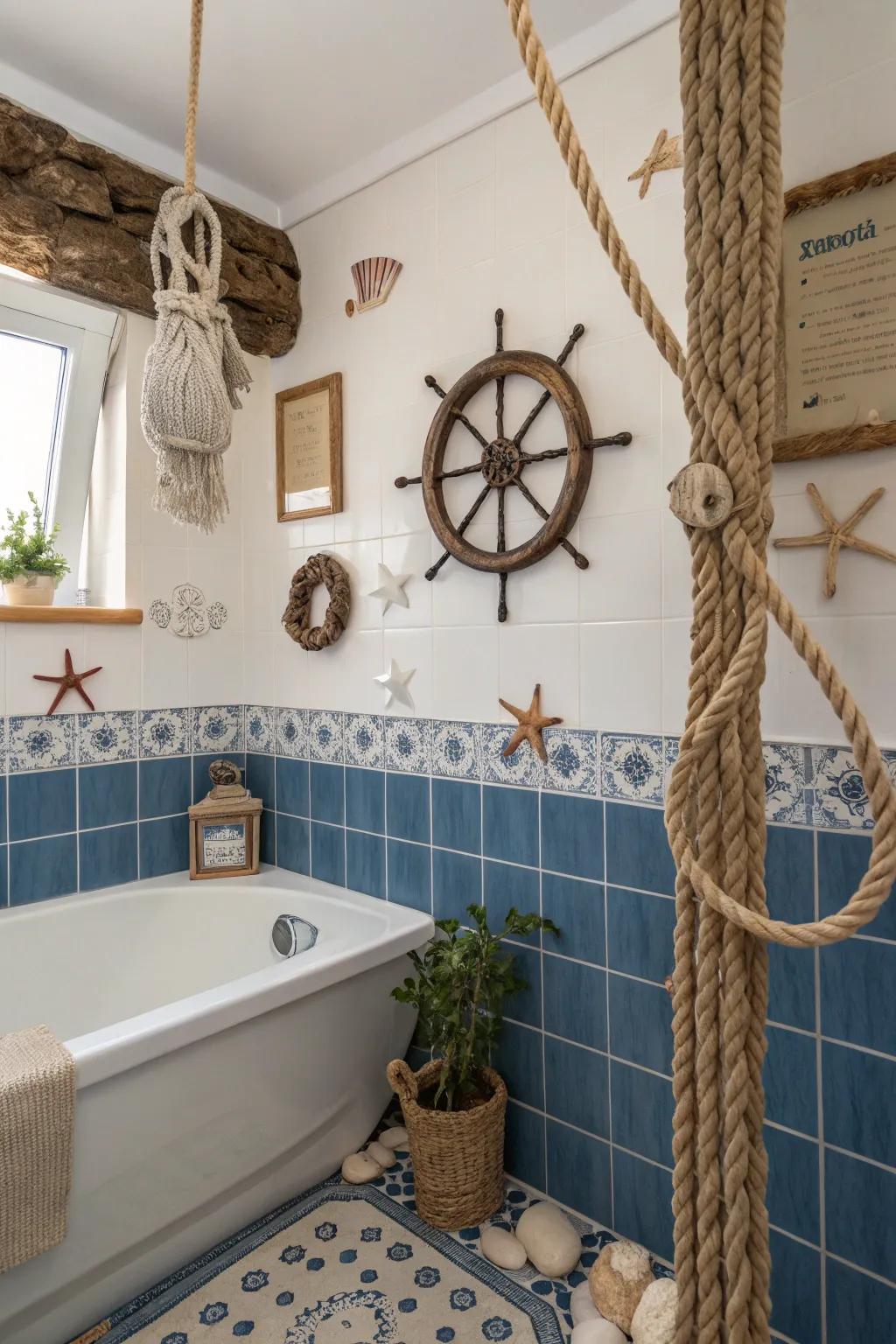 Maritime elements add a coastal and adventurous note.