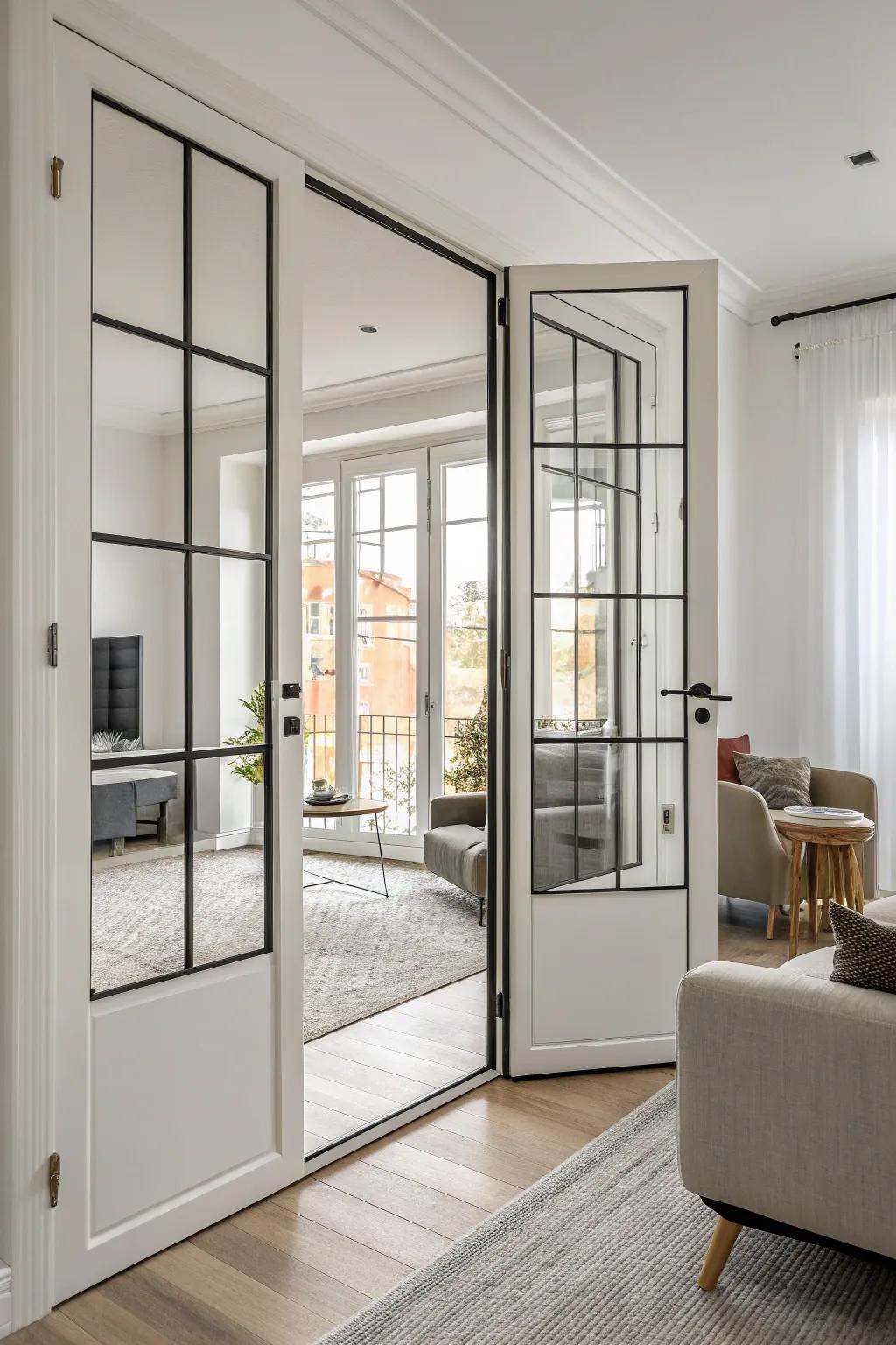 A sleek design brings a modern, minimalist look.