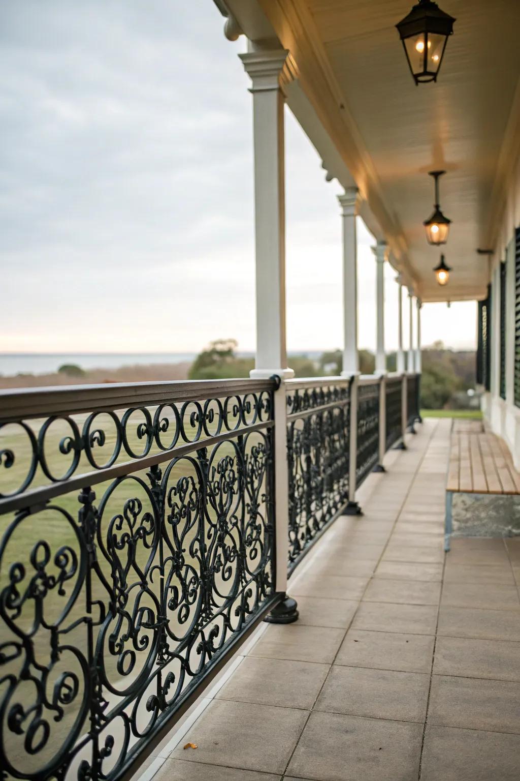 Matching metal borders for a balanced and harmonious look.