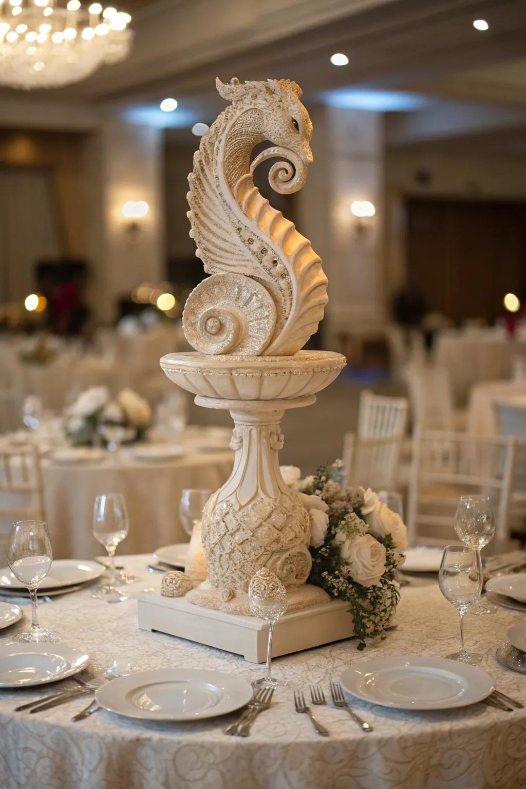 Artistic styling transforms centerpieces into art.