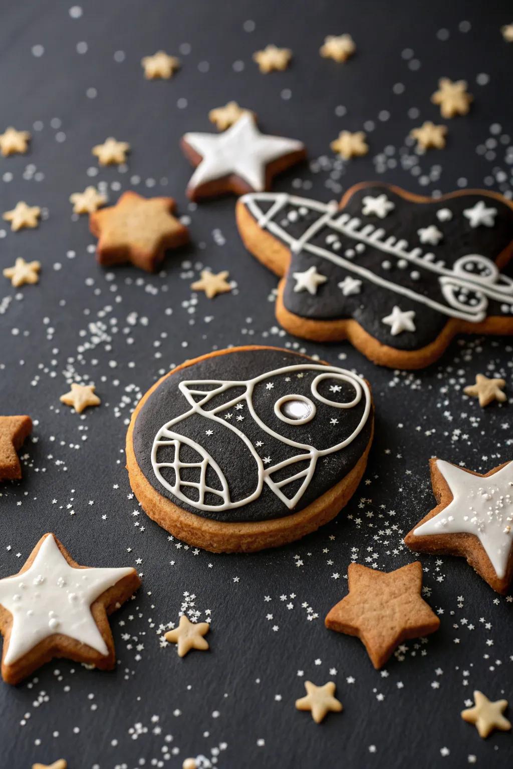 A cosmic odyssey in gingerbread form.