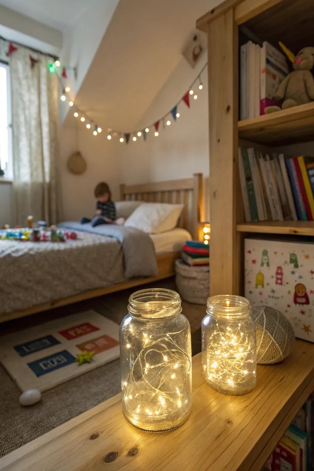 Container nighttime lights furnish solace and allure in children's chambers.