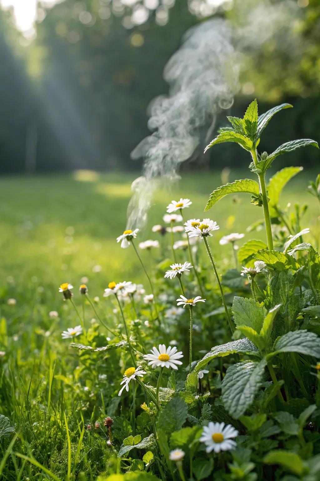 Herb spaces offer both fragrance and utility in a garden.