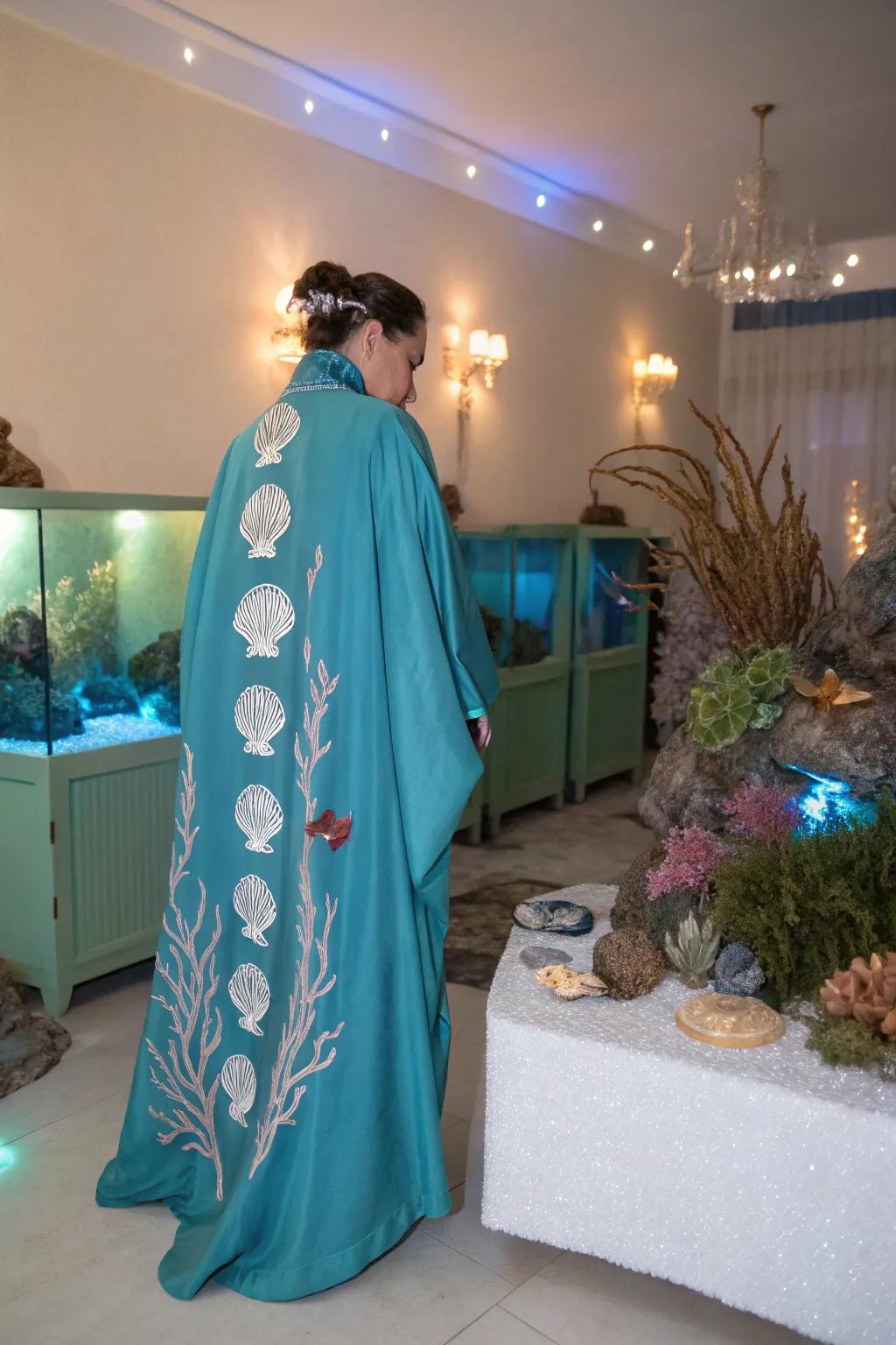 A marine enchantress costume makes waves at any event.