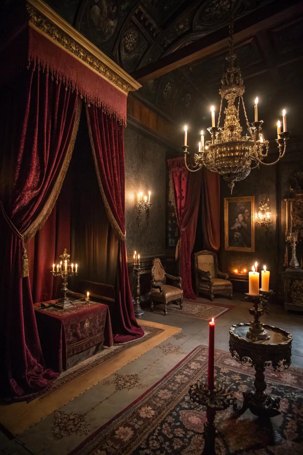 Go to a fancy and creepy blood-sucker's place.