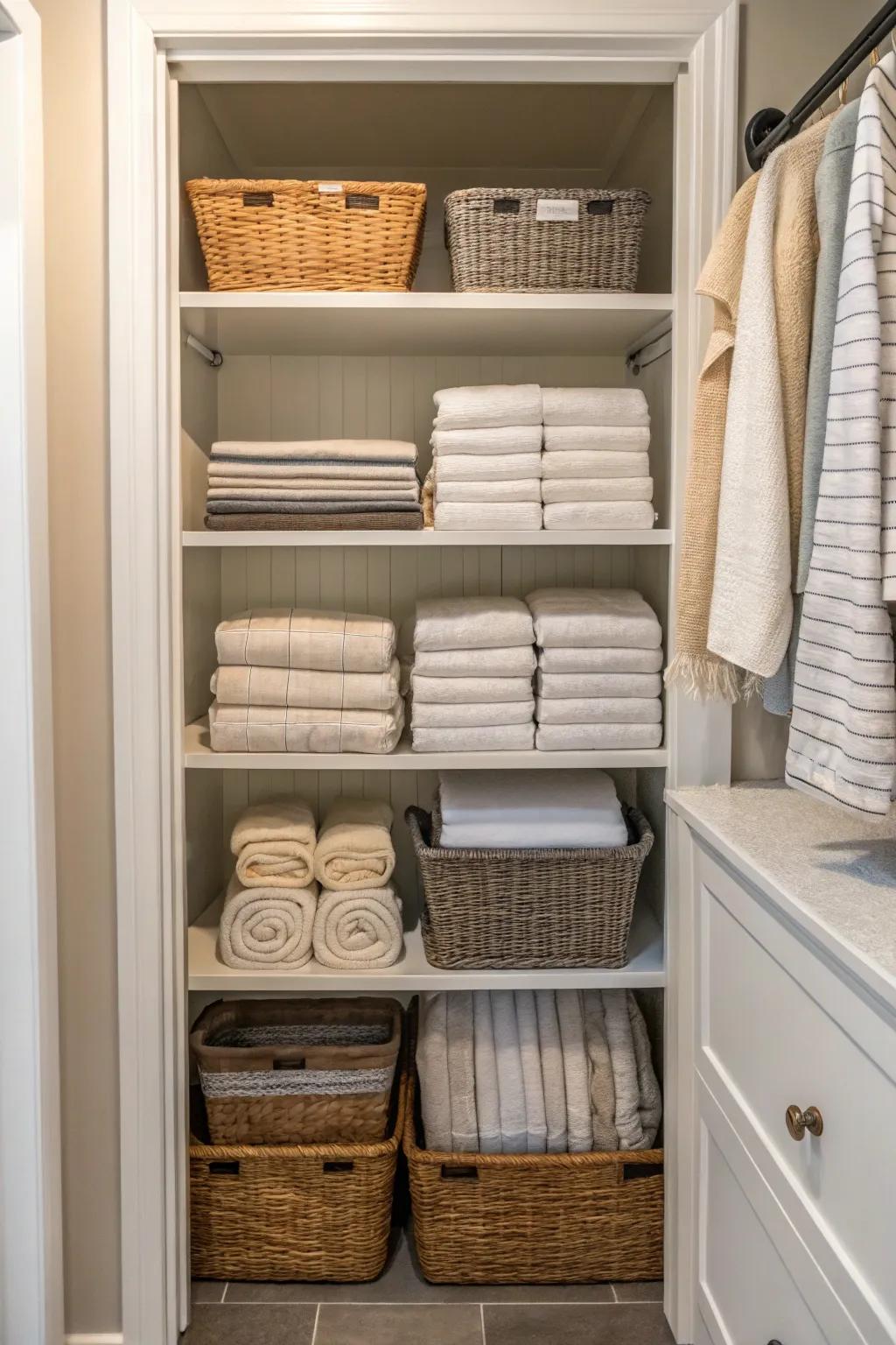 Easy access to commonly used items is ensured by strategic placement.