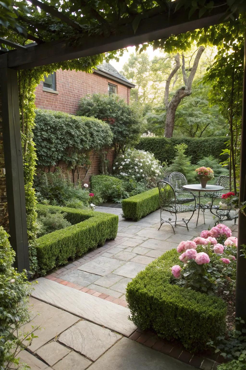 Smaller hedges are great for small garden spaces
