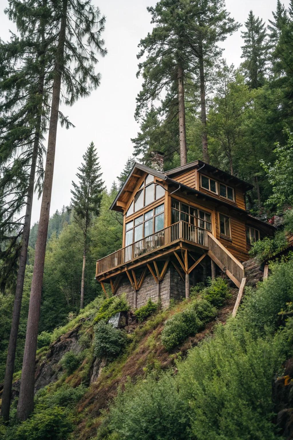 You'll feel like you're in a treehouse.