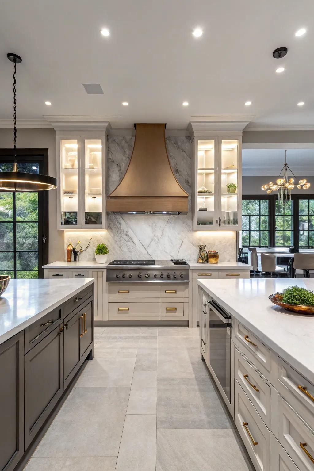 A range hood that doubles as a design statement.