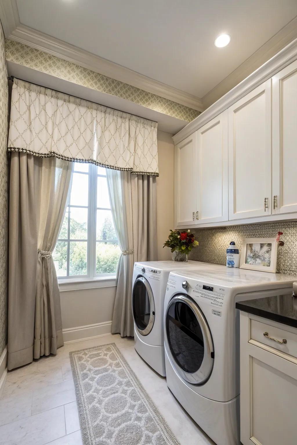 A projection can provide a refined appearance to your utility area cloths.