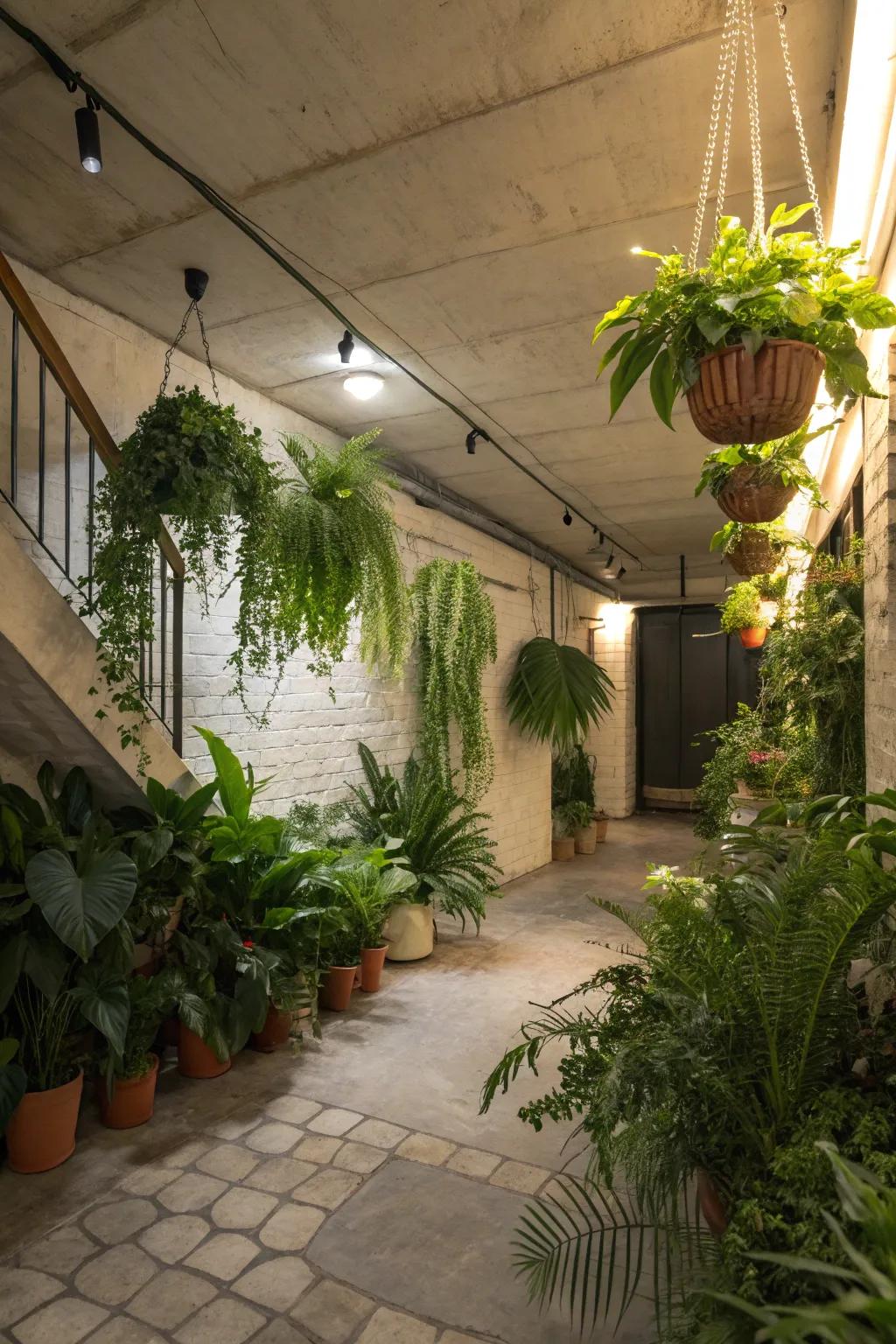 Natural elements give life and energy to the space.
