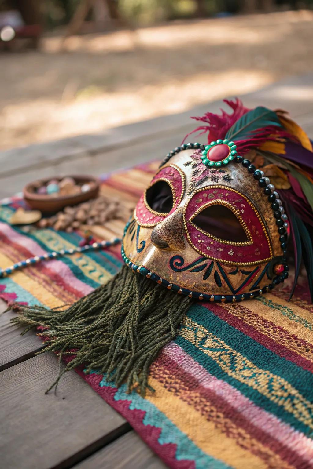 Free-Spirited styles carry a relaxed charm to masks.