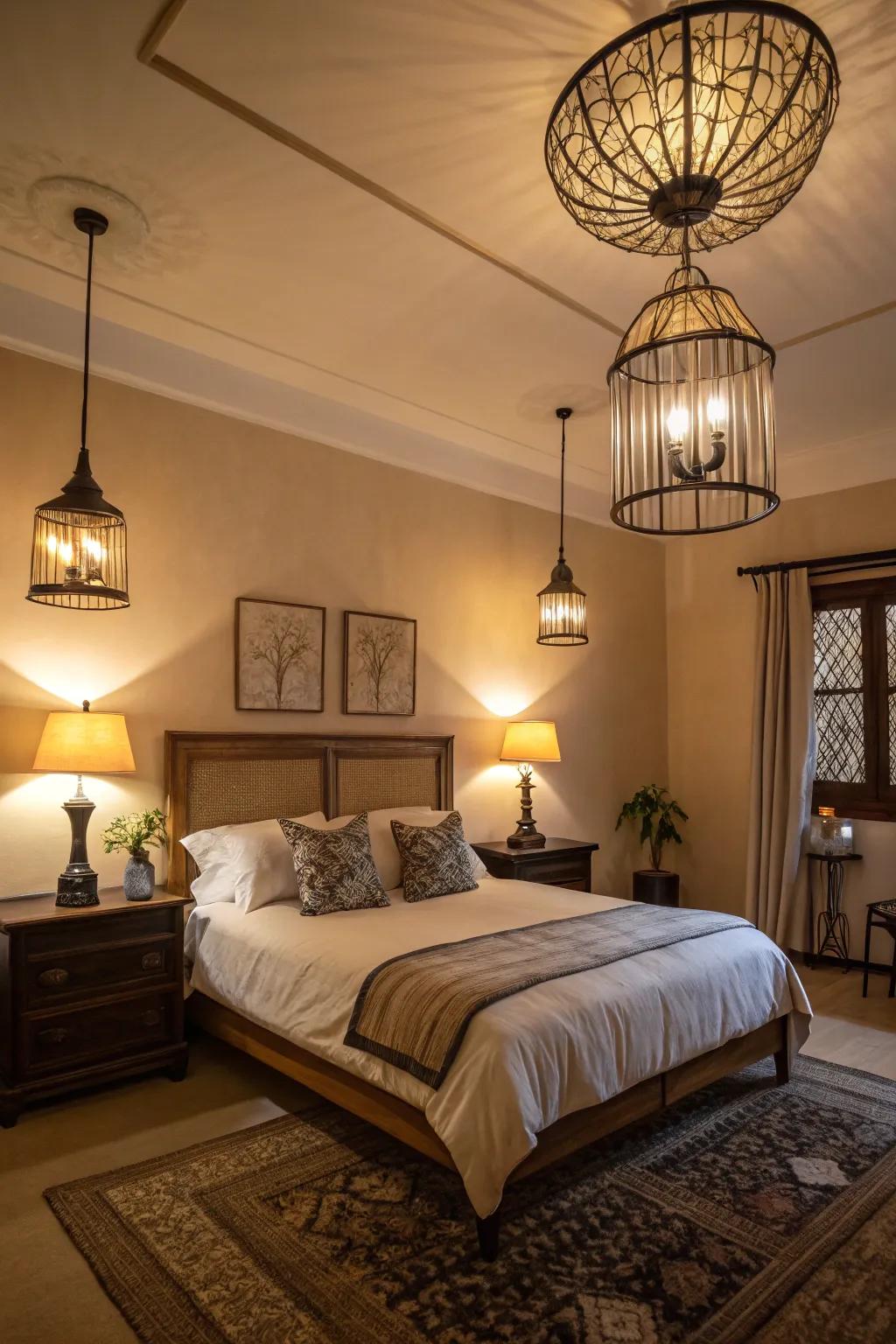 Adjustable fixtures offer beauty and functionality.