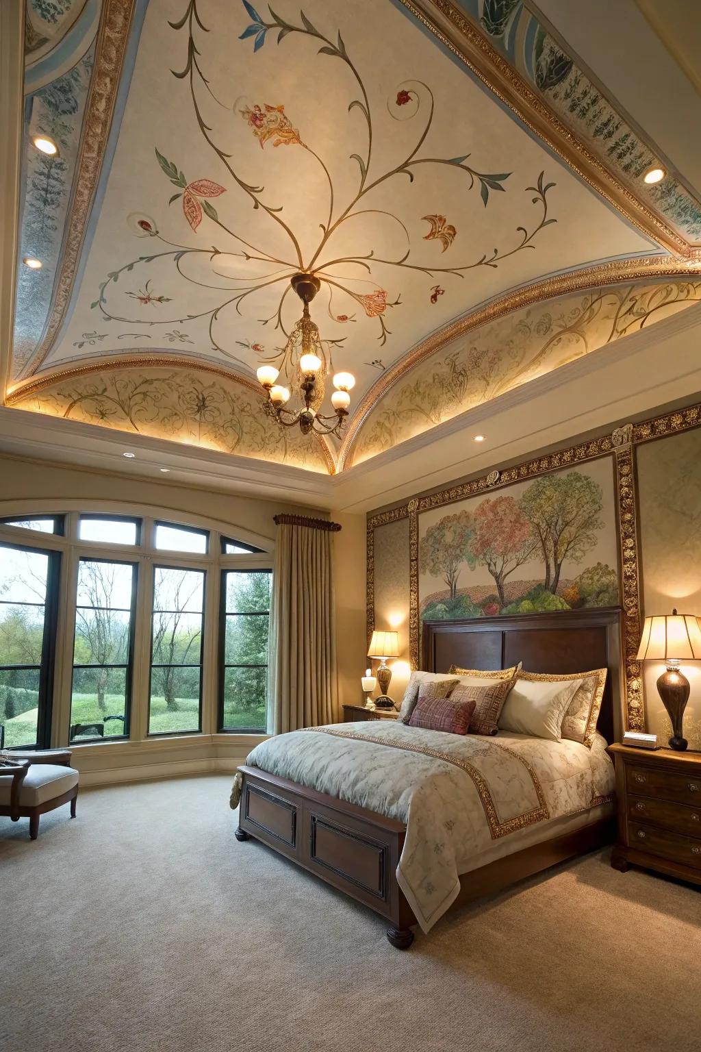 Artistic details can turn your tray ceiling into your own personal masterpiece.