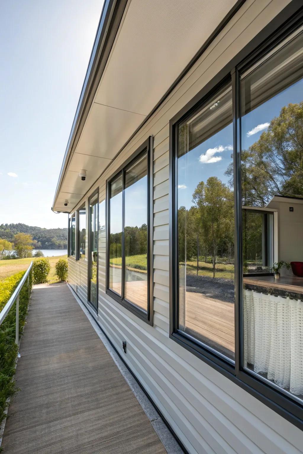Energy-efficient windows offer design and savings.