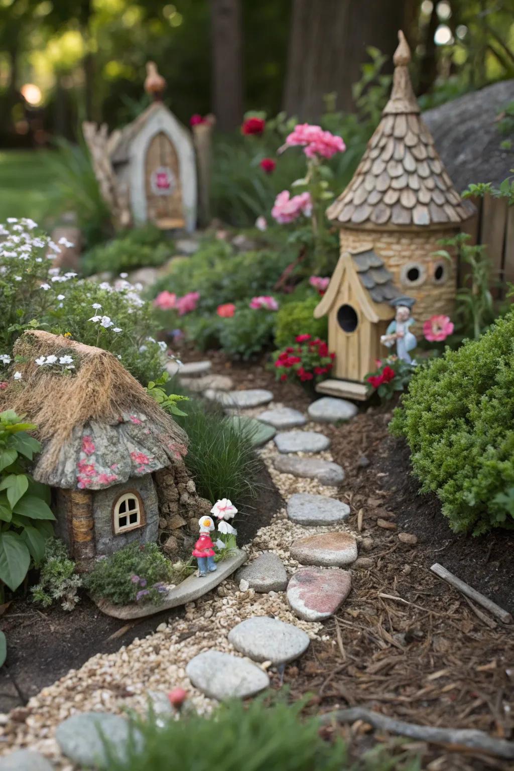 A fairy garden adds magic and fun to any outside space.