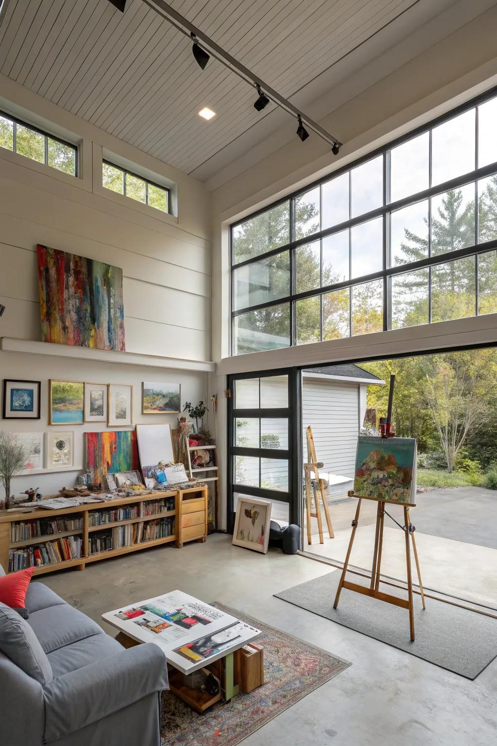 Make your garage a creative outlet.