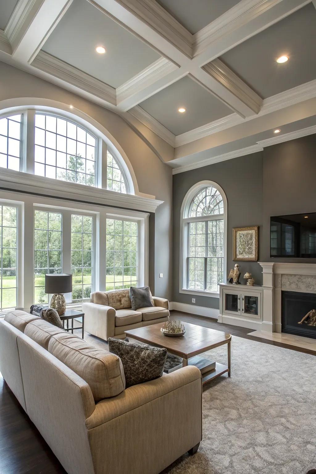 Structural traits stand out when painted in contrasting shades.