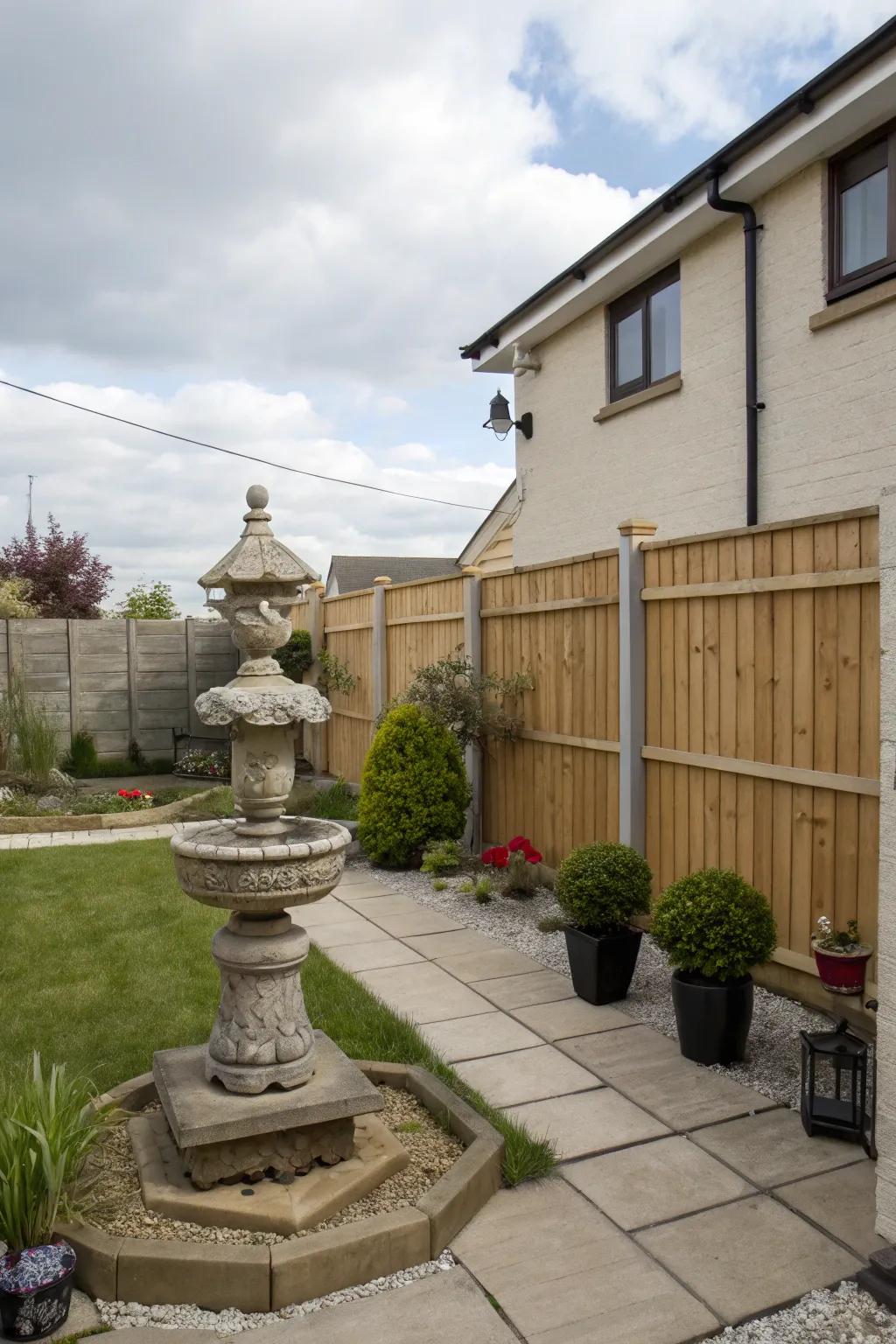 Artistic touches add personality and interest.