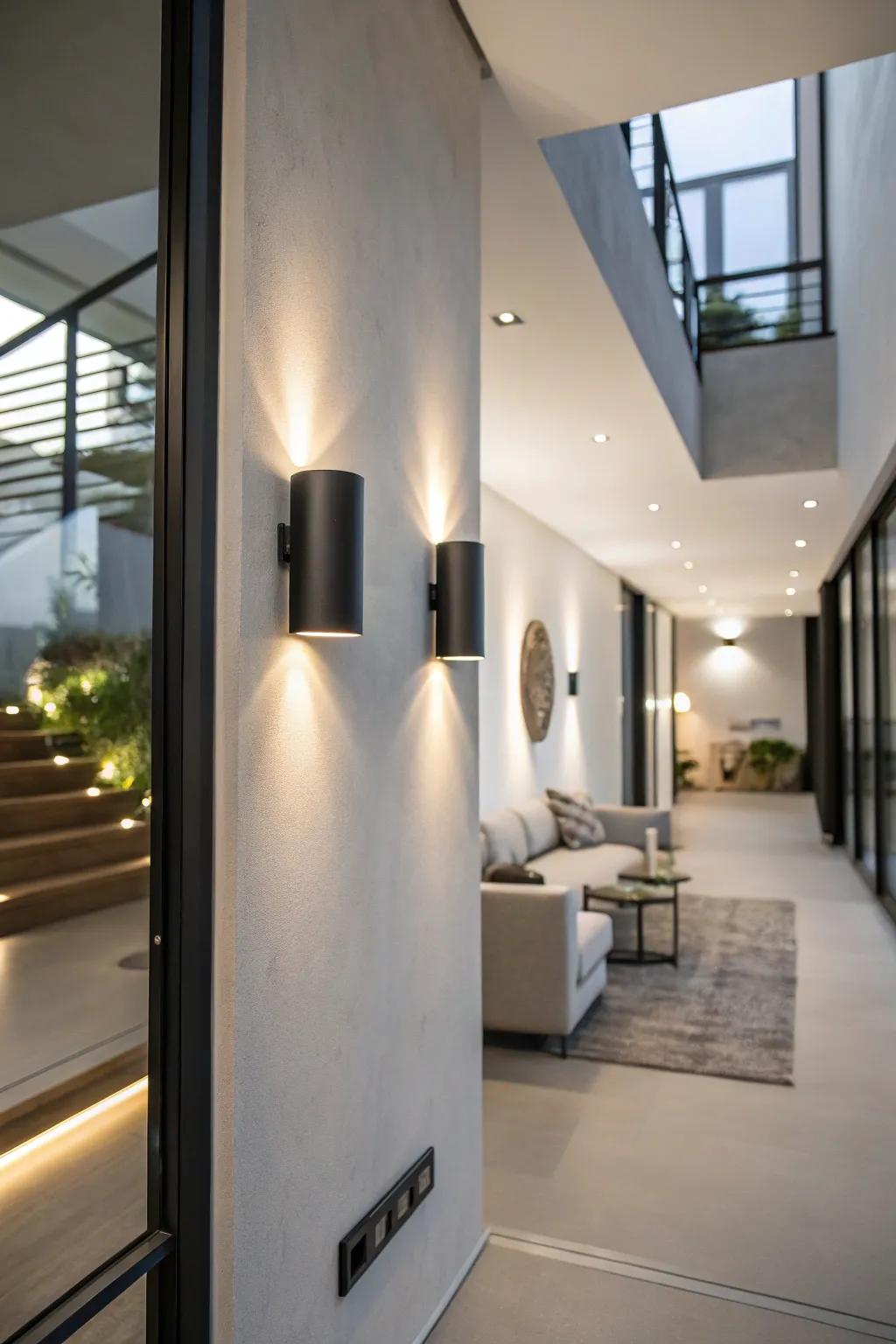 Advanced minimalism grants a streamlined and modern lighting solution.