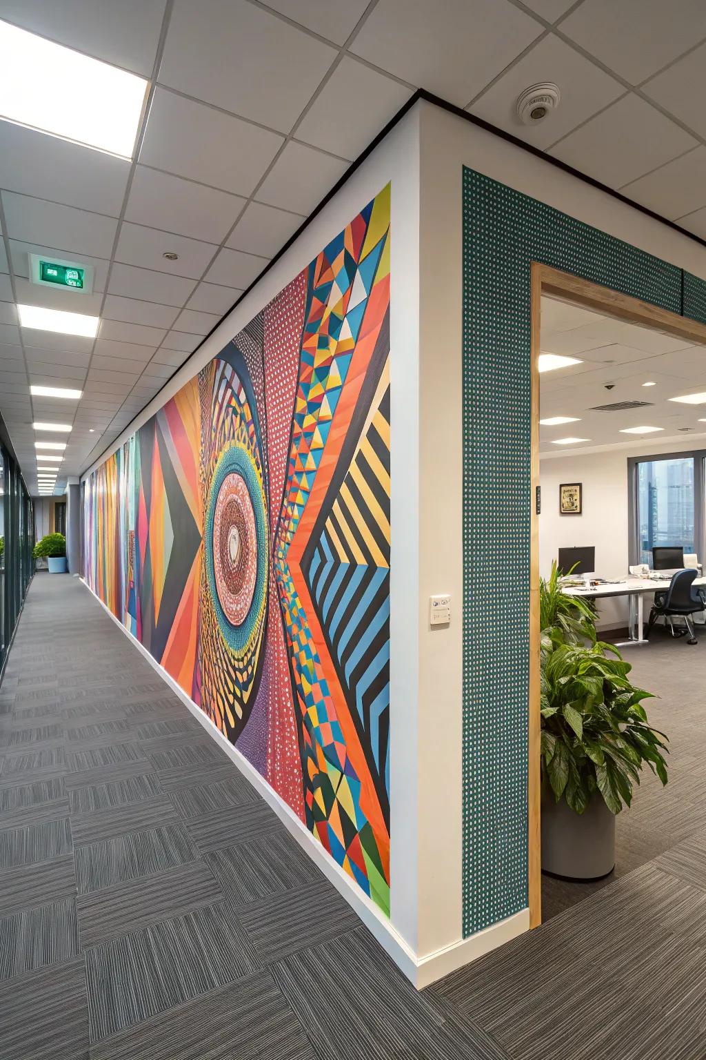 Improve the style of your office area using eye trick coverings.