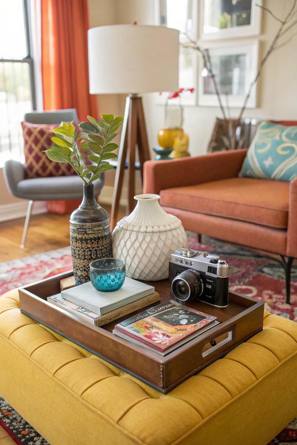 Try an eclectic fusion of styles.