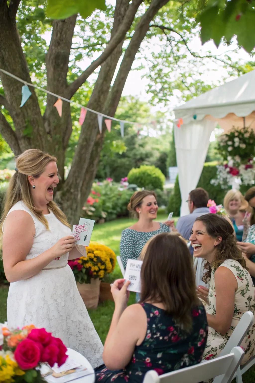 Interactive games provide fun and also engagement to the party.