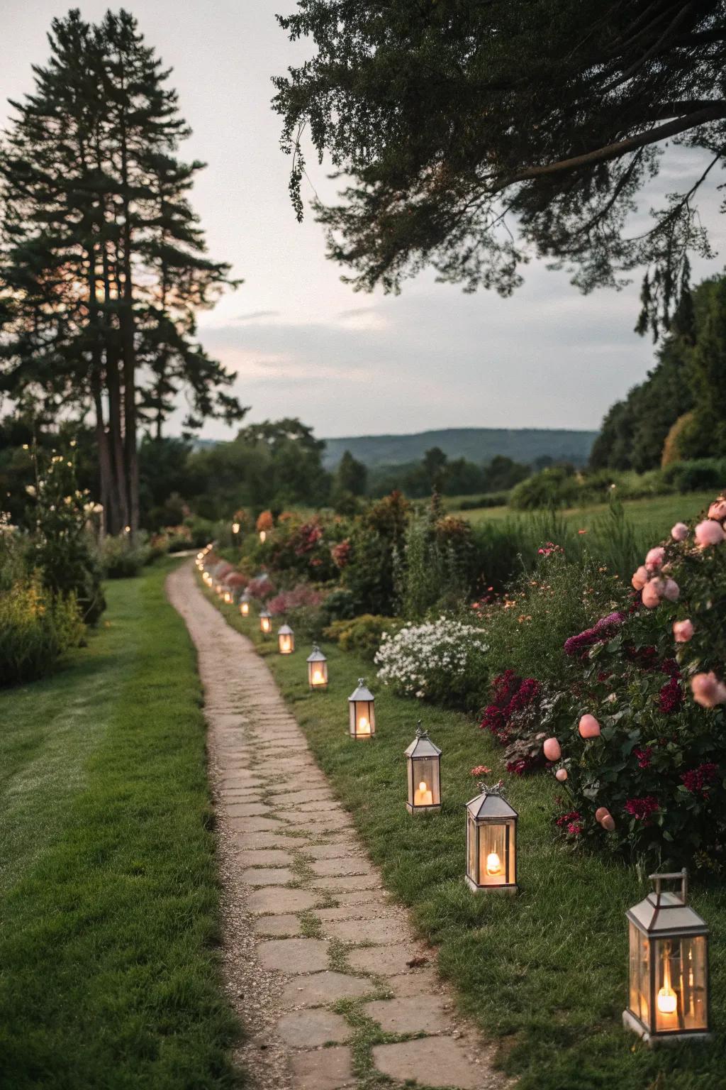 Whimsical lanterns for flexible lighting.