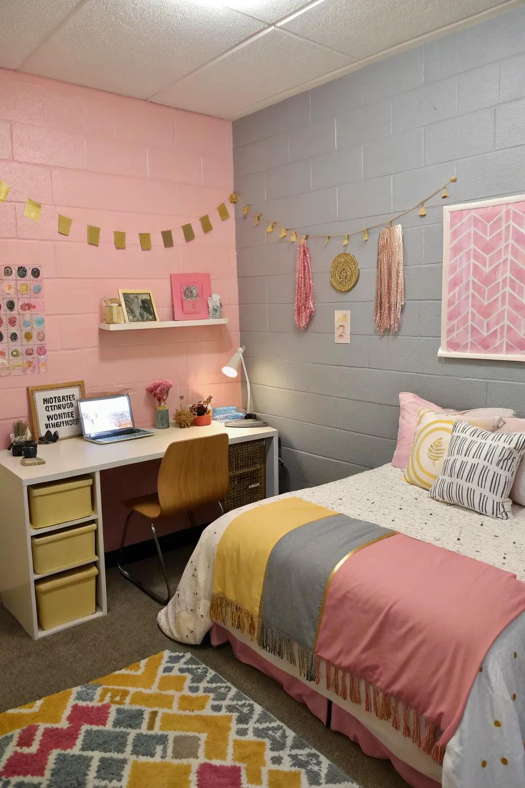 Color combination creates a harmonious and appealing visual effect.