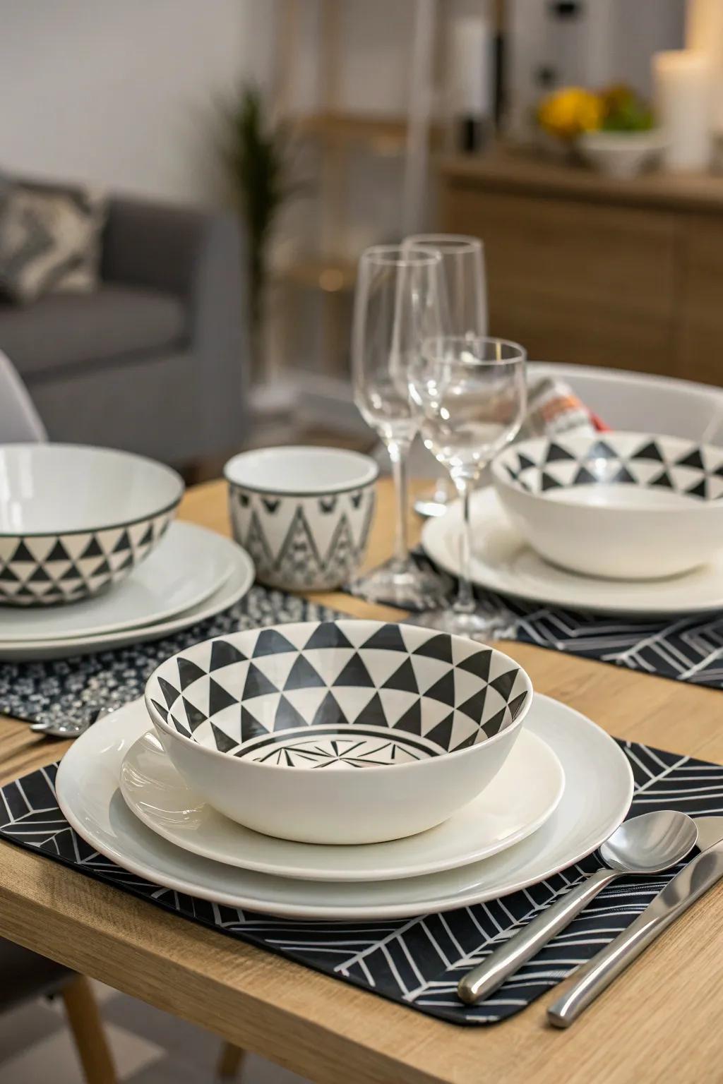 Introduce sophistication using angular glam.