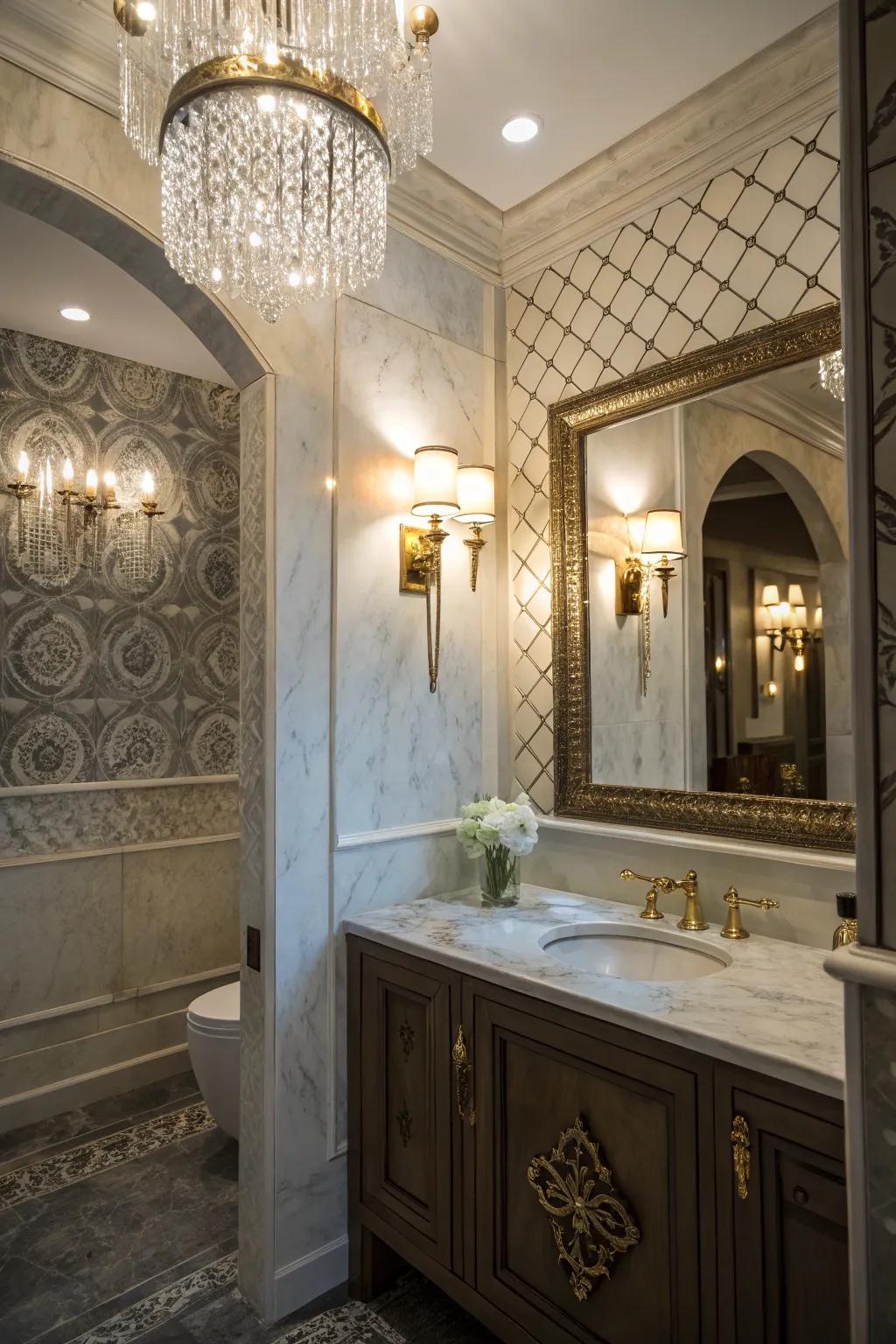 Layered lighting creates depth and enhances ambiance.