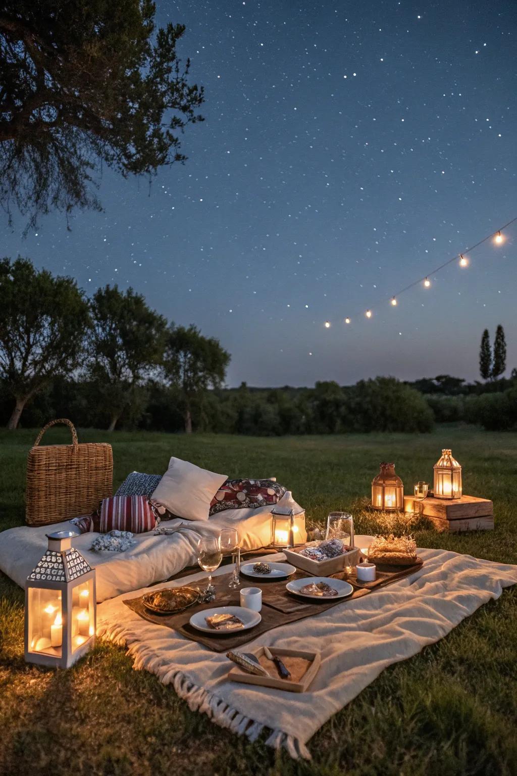 An open-air finale gathering under the stars.