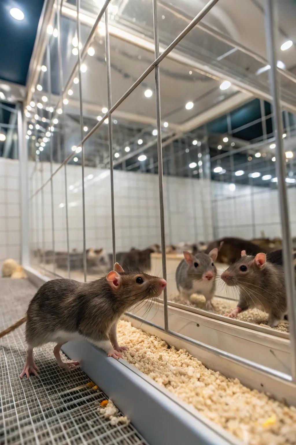 Mirrors can provide never-ending curiosity