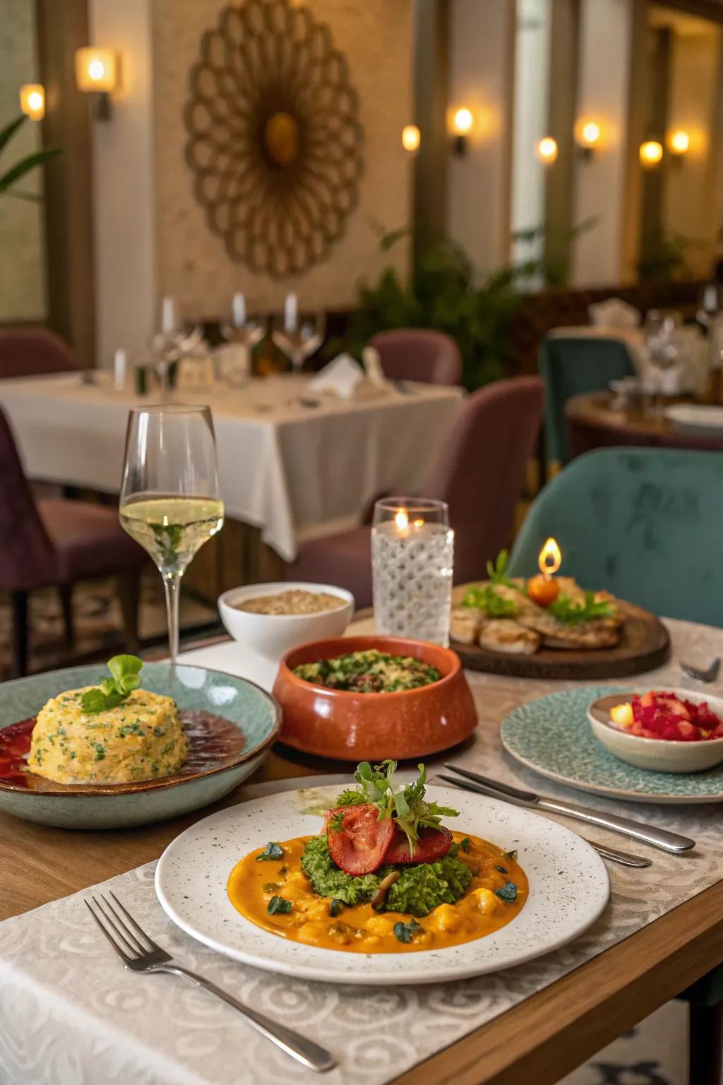 Inventive table settings elevate dining.