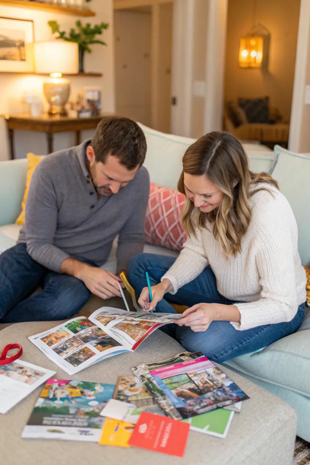 Use a creative dream board to imagine your future.