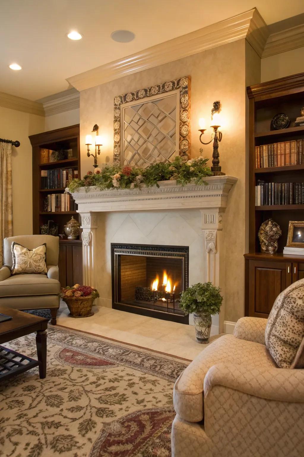 With a bonfire pit, create a cozy gathering spot.